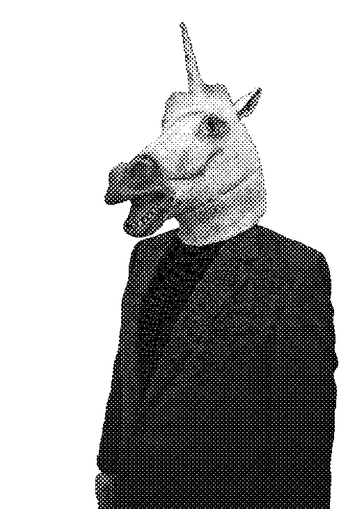 Unicorn businessman illustration
